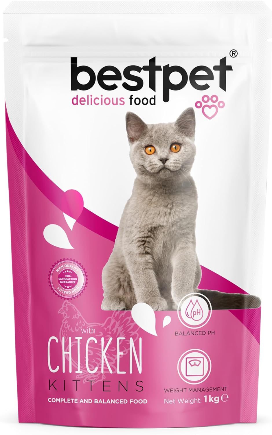 Alternative view of Bestpet Yavru Kediler İçin, Tavuk Etli Ve Pirinçli Kuru Mama, 1 kg