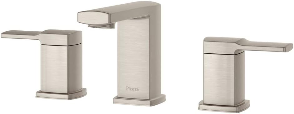 LG49-DAPK Deckard Yaygın Banyo Musluğu, Basmalı ve Mühürlü, Fırçalanmış Nikel