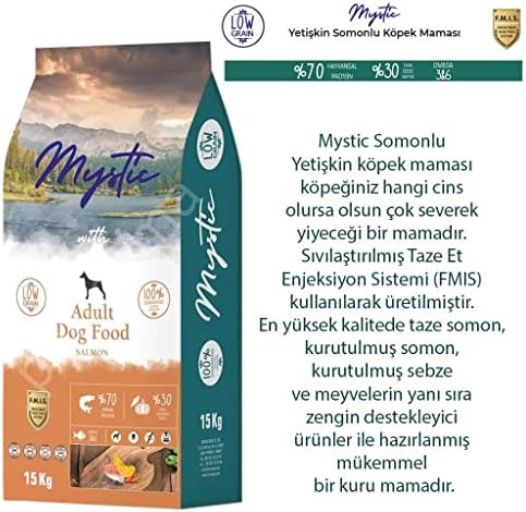 Alternative view of Mystic Az Tahıllı Yetişkin Köpek Maması Somonlu 15 KG