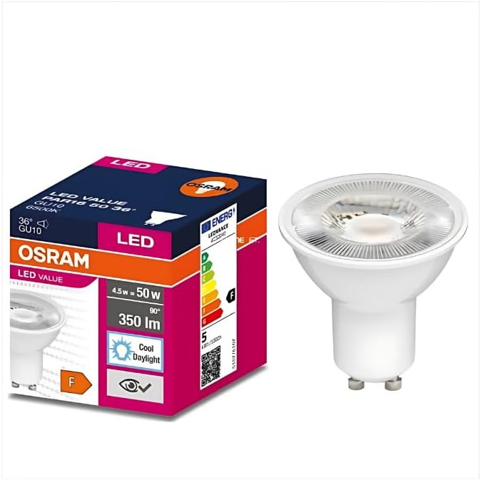 5 WATT PAR16 GU10 DUY 6500K BEYAZ LED ÇANAK AMPUL 10 ADET