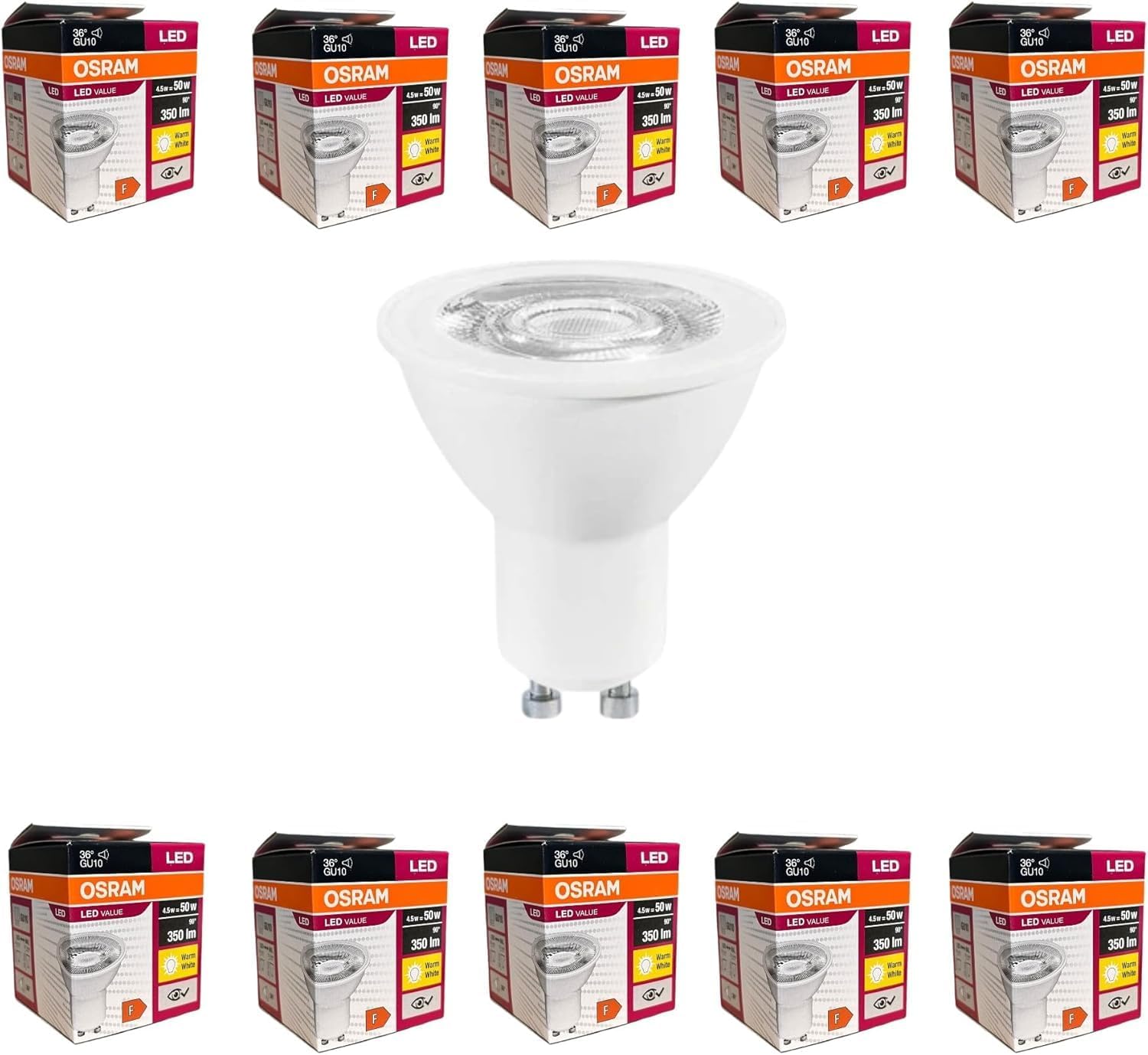 Alternative view of 5 WATT PAR16 GU10 DUY 6500K BEYAZ LED ÇANAK AMPUL 10 ADET
