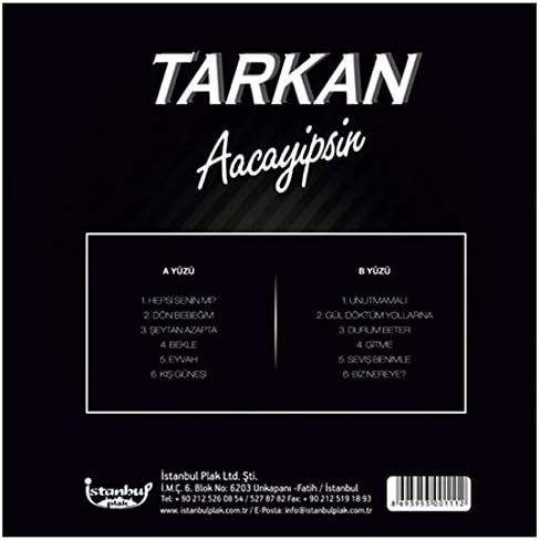 Alternative view of Tarkan Aacayipsin Plak