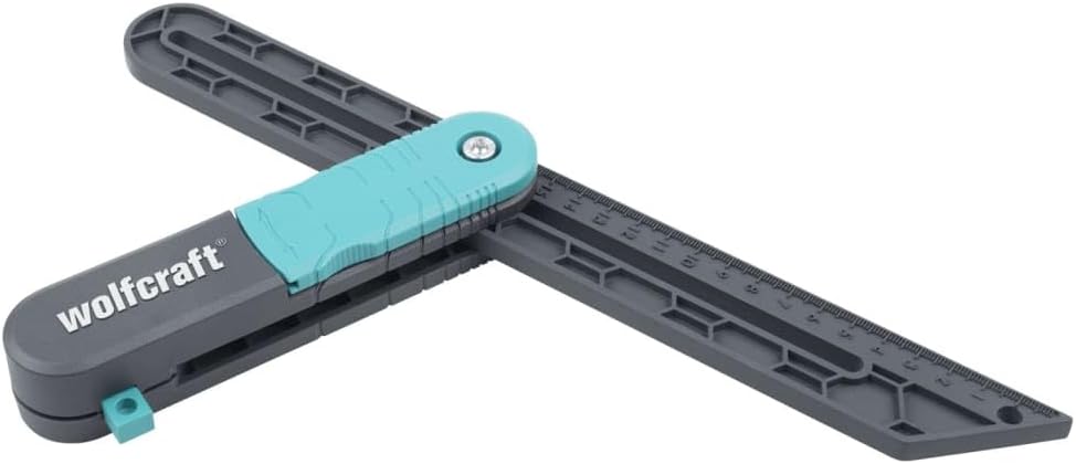 Alternative view of wolfcraft I 6958000 I 6958000 I entegre işaretleme ölçüsü I iç ve dış köşelerde açı ve duvar geçişlerini alma ve aktarma I zemin döşemesi ve mobilya yapımı için ideal