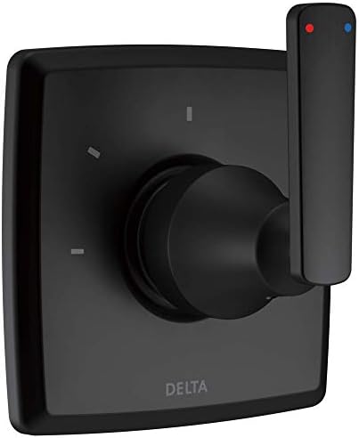 DELTA FAUCET T11864-BL Ashlyn 3-Set 2-Port Yönlendirici, Mat Siyah