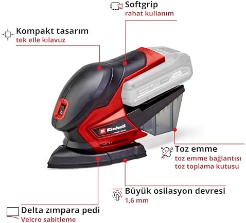 TE-OS 18/150 Li Solo, Çok Amaçlı Zımpara - 4460708