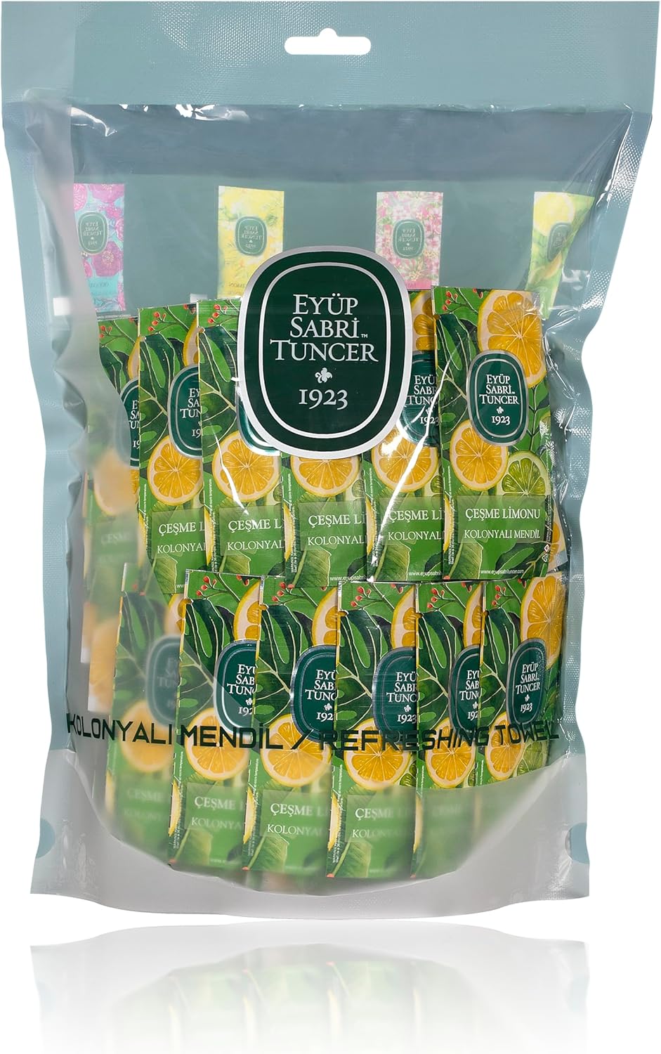 Alternative view of Kolonyalı Mendil Çeşme Limonu 150 Li Doypack Poşet 5X10 Küçük Boy 1 Paket
