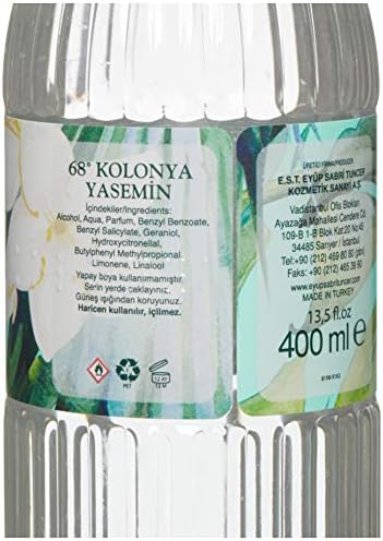 Yasemin Kolonyası Silindir Pet Şişe (400 ml)