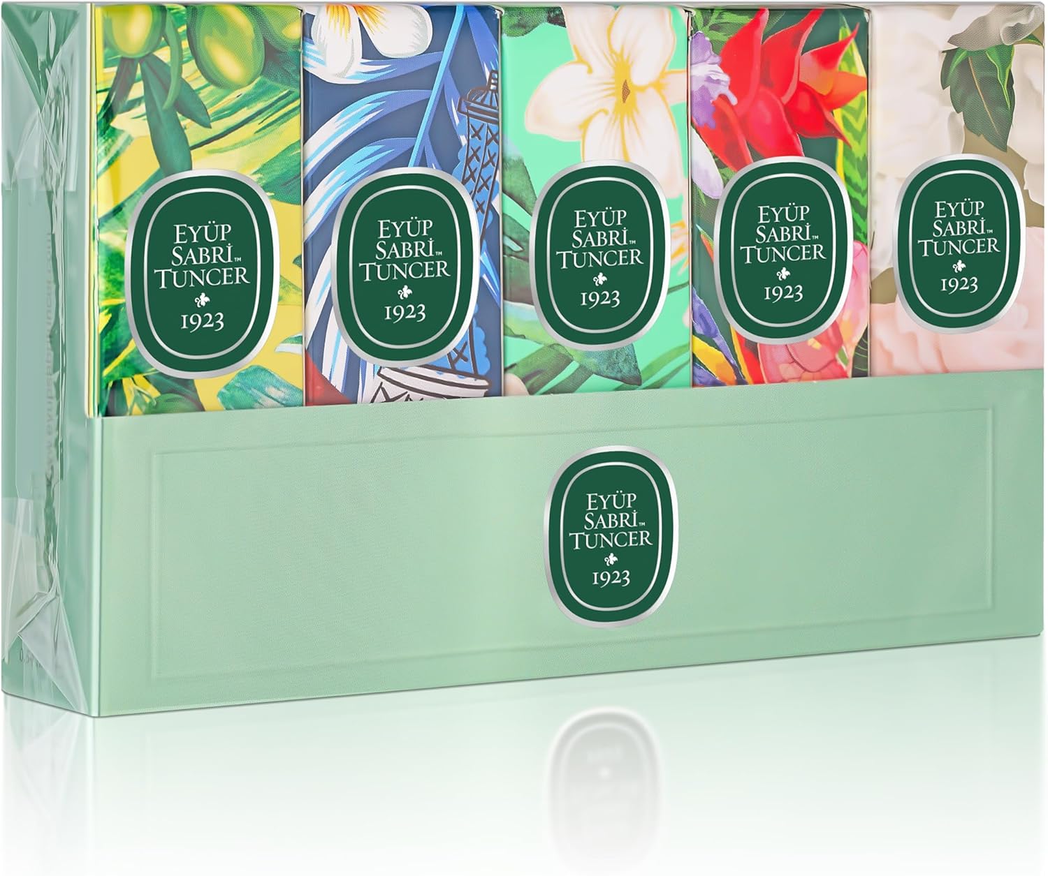 Silindir Cam Şişe Kolonya 5 Li Set (5 x 16 ml)