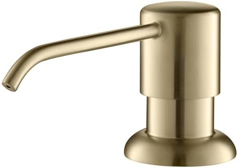 Boden Mutfak Sabunu ve Losyon Dispenseri Spot İçermez Antika Şampanya Bronz, KSD-53SFACB