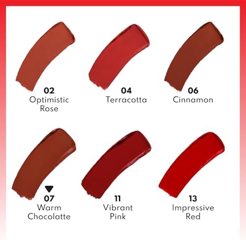 Alternative view of Cosmetics Deep Lipstick 07 Warm Chocolatte Kremsi Dokulu Yarı Parlak Ruj, Kahverengi