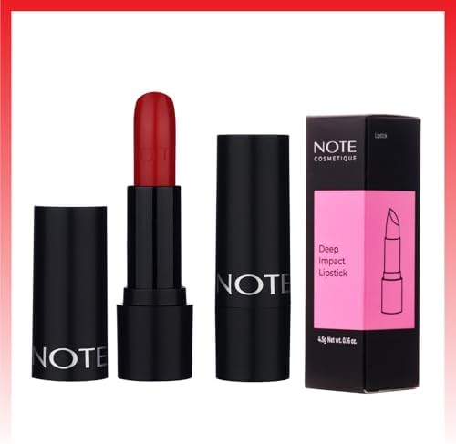 Cosmetics Deep Lipstick 13 Impressive Red Kremsi Dokulu Yarı Parlak Ruj, Kırmızı