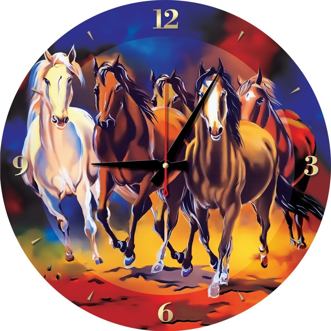 Yılkı Atları 570 Parça Saat Puzzle