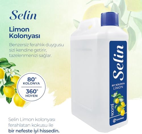 Alternative view of Selin Limon Kolonyası Bidon 900 ml