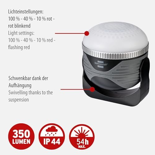 Alternative view of Bluetooth Mıknatıs ve Kancalı 350 Lm Kamp Lambası ve Powerbank