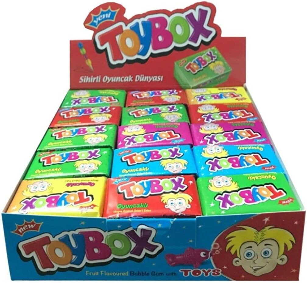 Toybox Oyuncak Dolu Sakız Kutusu 30 x 5 g