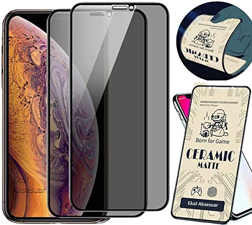 Alternative view of zore 11/XR Mat Seramik 9D Ekran Tam Kaplayan Kavisli Kırılmaz Cam İnce Ekran Koruyucu (Anti Parmak İzi)