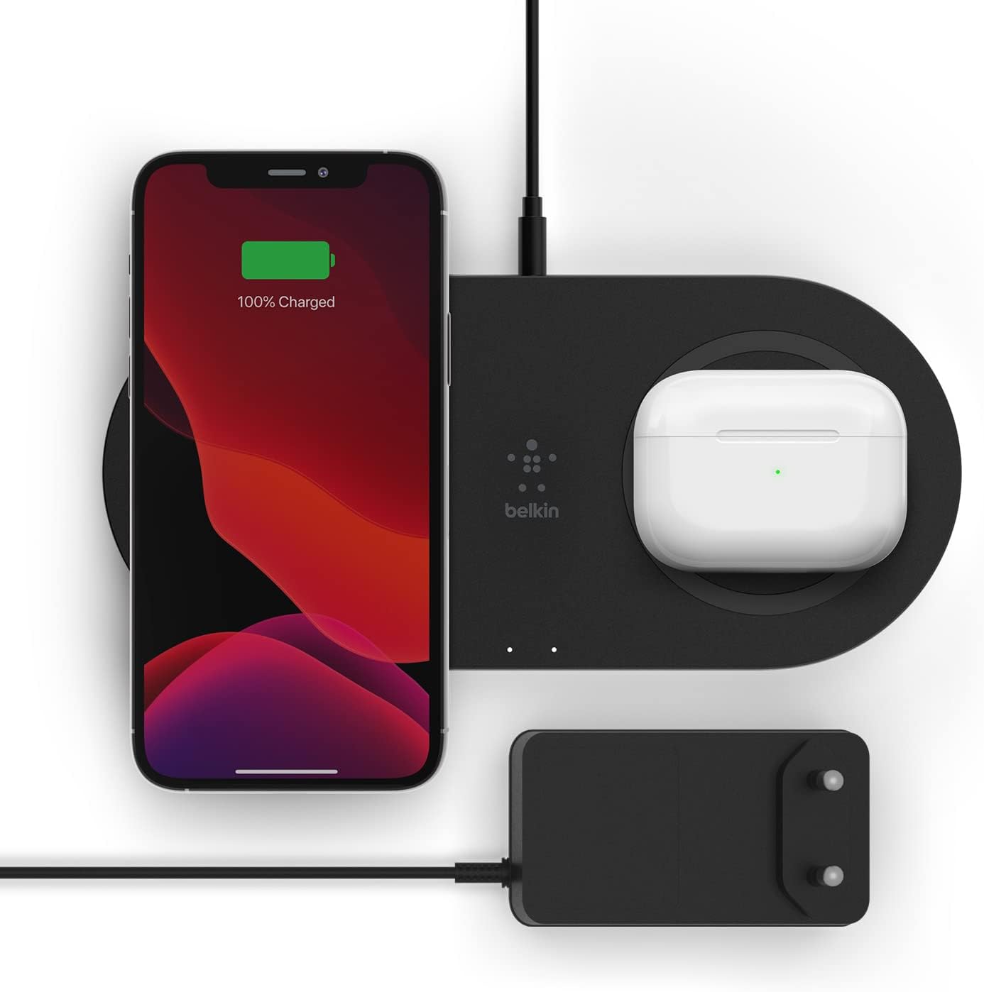 Çift Şarj Cihazı 15W noir