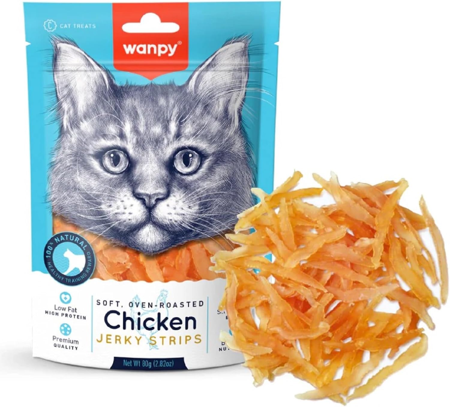 Oven Roasted Tavuklu Yumuşak Taneli, 80 g, Kedi Ödülü