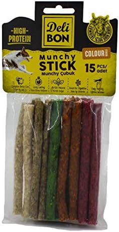Alternative view of Doggie Delibon Deriden Munchy Çubuk Karışık Renk, Thıckx15Pcs., Çok Renkli