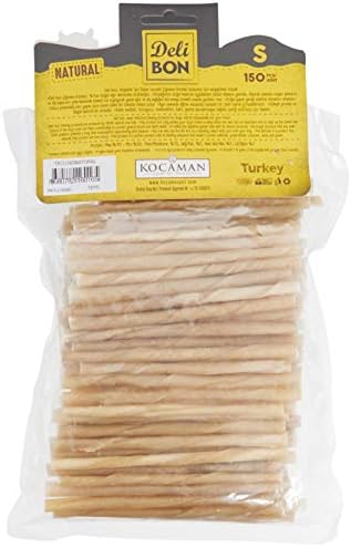 Doggie Delibon Gerçek Deriden İnce Çubuk, Thınx150Pcs., Natural