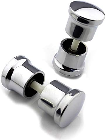 Alternative view of 2 Takım Duşakabin Kulpu 2 Kapaklık Duşakabin Kulp Krom 2 İç 2 Dış Çift Kapak Topuz Kulp