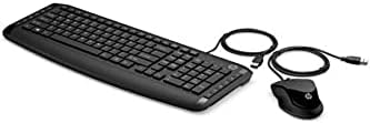Alternative view of HP Pavilion 200 Kablolu Klavye & Mouse Kombo Set, Siyah (Türkçe)