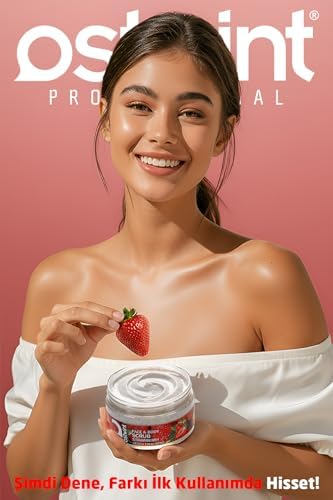 Alternative view of Ostwint Yüz ve Vücut Peeling Scrub Çilek 300 ml, Cilt Temizleyici, Pürüssüzleştirici, Dolaşımı Hızlandırıcı