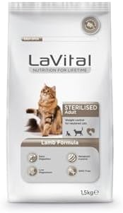 Lavital Kuzulu Kısırlaştırılmış Kedi Maması 1.5kg