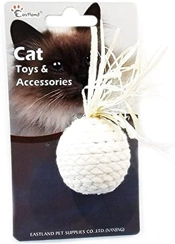 Eastland Düğümlü İp Kedi Oyuncağı, 4.5 Cm Çap