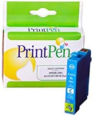 EPSON 34XL (C13T34724010) Cyan Muadil Kartuş