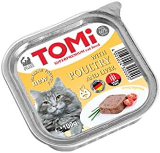 Tomi Kanatlı ve Kaz Ciğerli Pate Kedi Yaş Maması 100 Gr