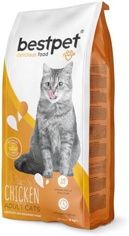 Alternative view of Bestpet Yetişkin Kediler İçin Tavuk Etli ve Pirinçli Kuru Mama, 15 kg