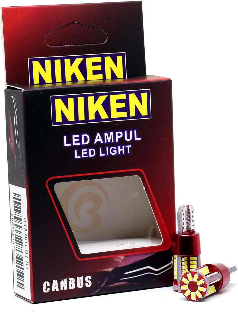 12V T10 Dipsiz Ampul 57 Led'li 2’li SET - Beyaz Işık