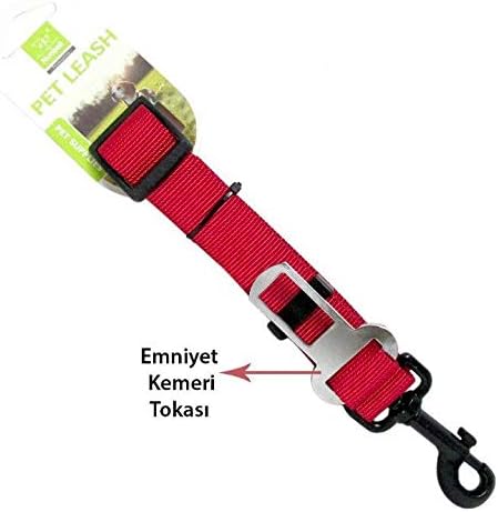 Nunbell Emniyet Kemerine Takılan Uzatma Köpek Tasması