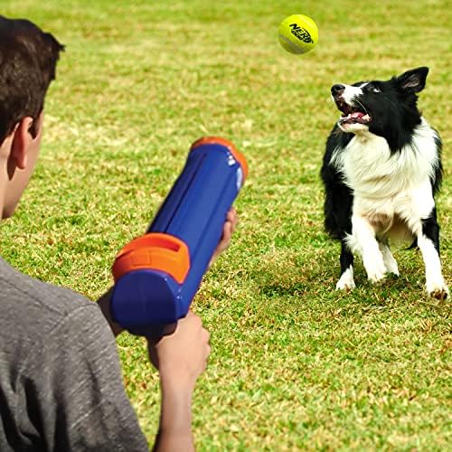 Alternative view of Nerf Dog 30 cm Blaster w/o Ball Clip 3 5 cm Squeak Tenis Topları - Opak Mavi/Turuncu/Gri ve Turuncu ve Mavi ve Yeşil