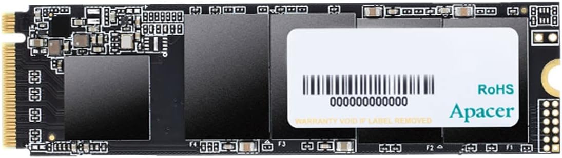 Apacer AS2280P4 256GB 2100/1300MB/s NVMe PCIe Gen3x4 M.2 SSD Disk (AP256GAS2280P4-1)