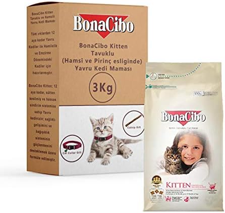 Alternative view of Bonacibo Kitten Tavuklu Yavru Kedi Maması 3 Kg