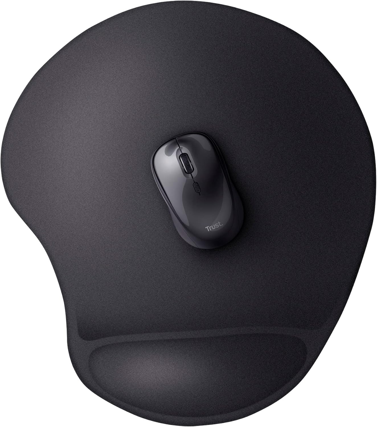Bigfoot XL jel fare altlığı (ekstra büyük fare yüzeyi 255 x 295 mm, ergonomik yumuşak jel bilek desteği, sıvı kontrol için yüzey yapısı) siyah