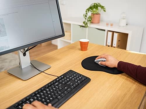 Alternative view of Bigfoot XL jel fare altlığı (ekstra büyük fare yüzeyi 255 x 295 mm, ergonomik yumuşak jel bilek desteği, sıvı kontrol için yüzey yapısı) siyah