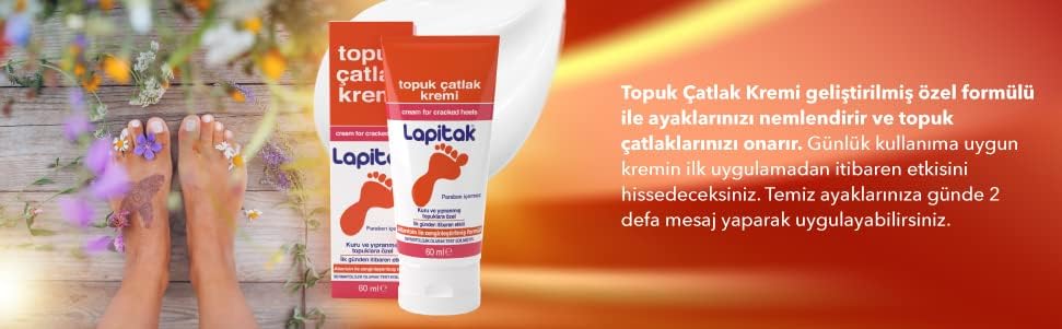 Alternative view of Lapitak Topuk Çatlak Kremi 60ml - Ayak Kremi - Ayak Bakımı - Ayaklardaki Çatlakları Engenlemeye Yardımcı olur. Kuru ve Yıpranmış Ayaklarda 24 saat içinde etkisi hissedilir.