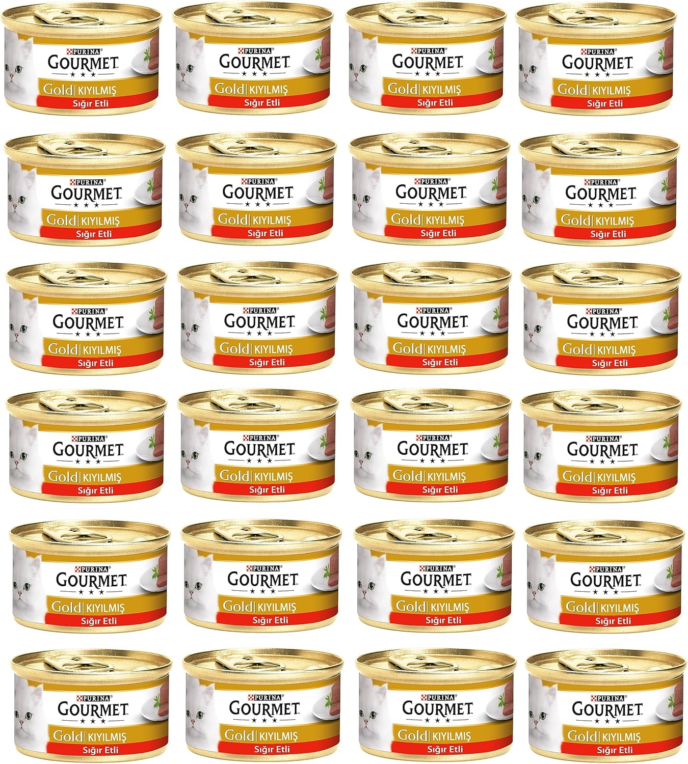 Alternative view of Kıyılmış Sığır Etli Yaş Kedi Maması (24 x 85 gr)