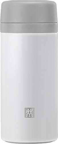 Alternative view of THERMOÇAY DEMLİKLİ MATARA, 420 ML | PASLANMAZ ÇELİK | BEYAZ-GRİ