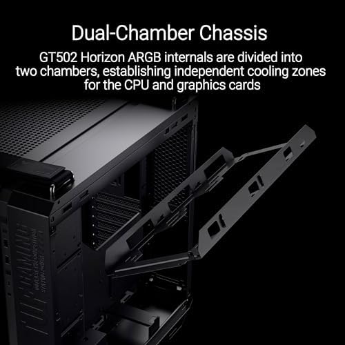 Asus TUF Gaming GT502 Horizon Fansız ATX Oyuncu Kasası
