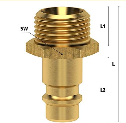ES 38 NA Stoper Uç (3/8” Erkek)