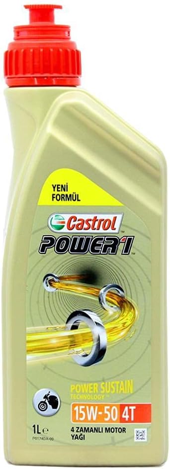 Castrol Power1 15W/50 4T 1 Lt 4 Zamanlı Motosiklet Yağı
