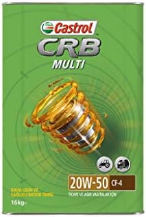 Alternative view of Castrol CRB Multi 20W/50 CF-4 16 Kg Ticari ve Ağır Vasıtalar İçin Motor Yağı