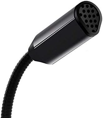 Masaüstü, Laptop ve Notebook Bilgisayarlar için Tak Çalıştır USB Girişli 13cm Masaüstü Mini Mikrofon Siyah - M308