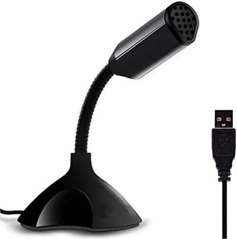 Alternative view of Masaüstü, Laptop ve Notebook Bilgisayarlar için Tak Çalıştır USB Girişli 13cm Masaüstü Mini Mikrofon Siyah - M308
