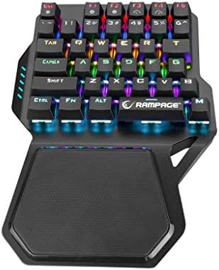 KB-R77 PALM USB Backlight Outemu Blue Switch Mekanik 36 Tuşlu Mini Gaming Oyuncu Klavyesi