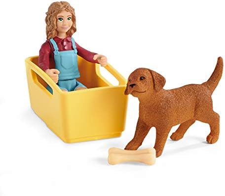 Alternative view of Schleich 42543 World Yavru Köpek Arabası